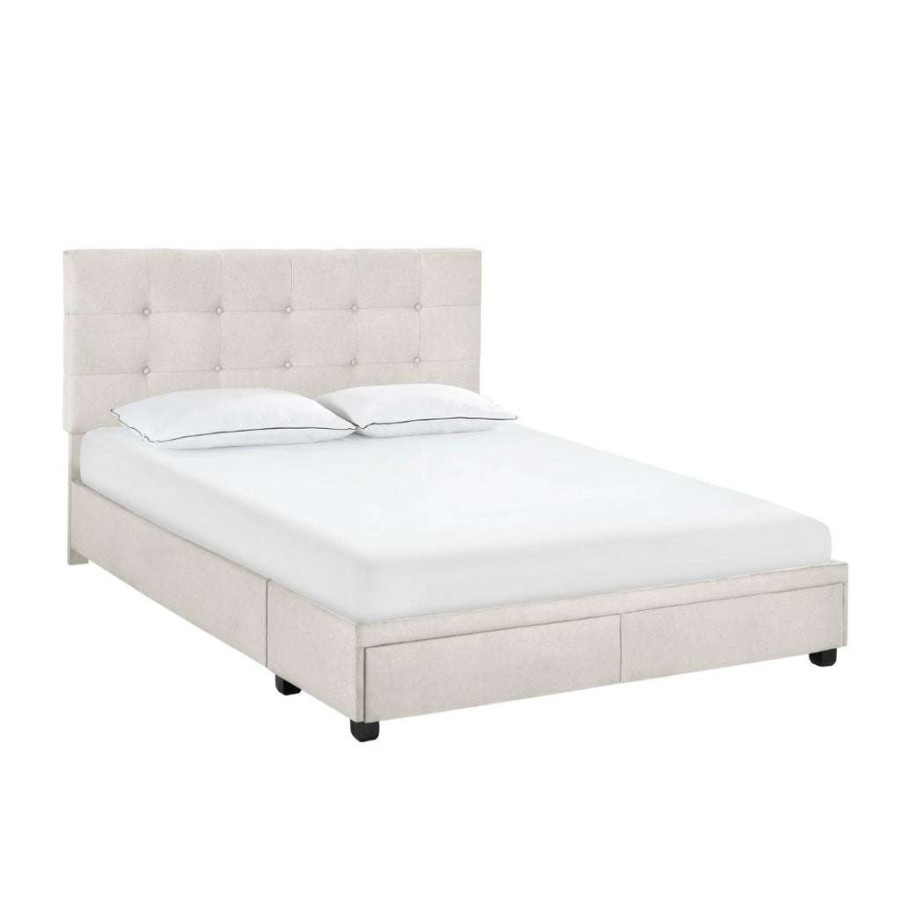 Bed * | Best Sellers Accentrics Home Queen Storage Bed In Fog