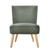 Chair * | Best Sellers Accentrics Home Curved Back Modern Chair Breeze Army