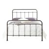 Bed * | Best Sellers Accentrics Home Curved Corner Metal King Bed In Brown