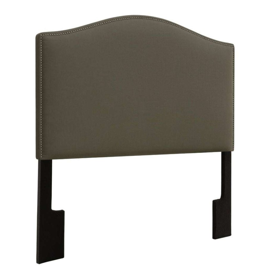 Headboard * | Official Accentrics Home Camel Back Upholstered King Headboard In Taupe