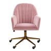 Chair * | Outlet Accentrics Home Channeled Back Office Chair In Blush