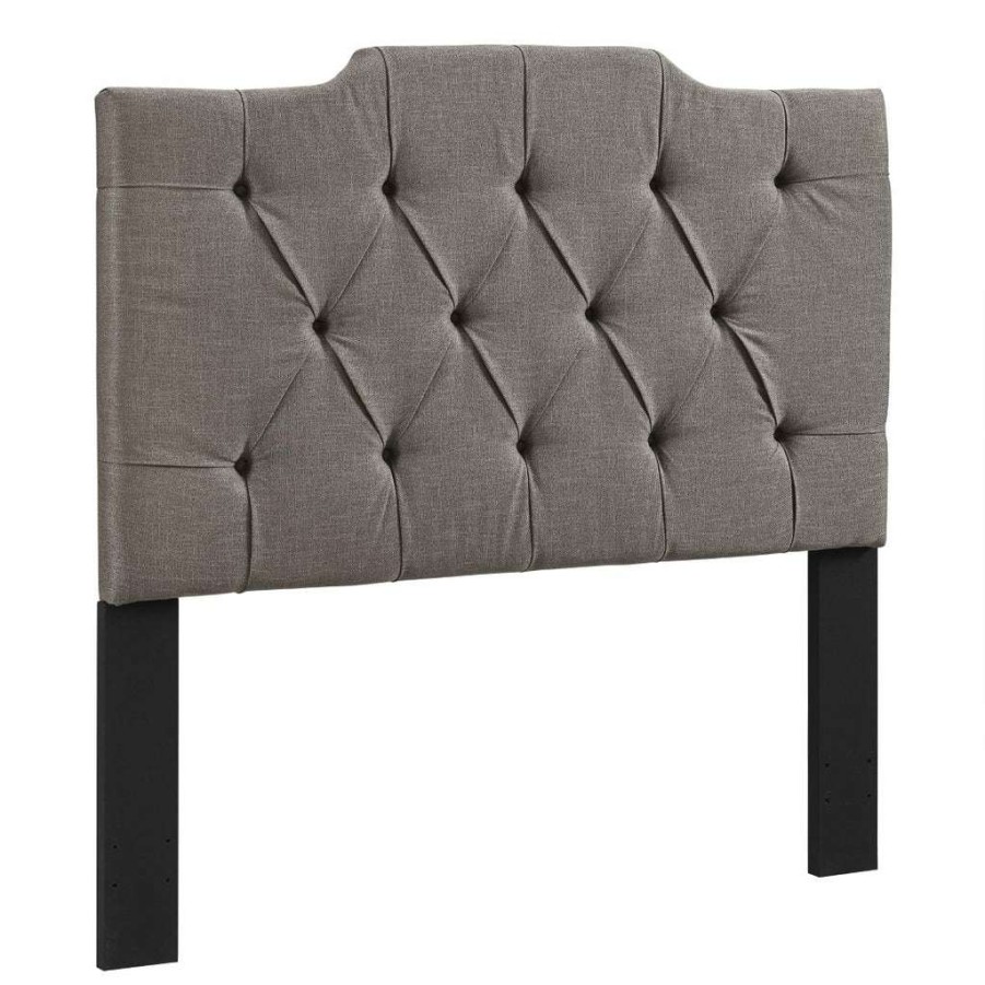 Headboard * | Online Discount Accentrics Home Hanover Style Tufted King / California King Headboard In Grey