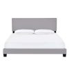 Bed * | Best Sellers Accentrics Home King Nail Trim One Box Bed Glacier