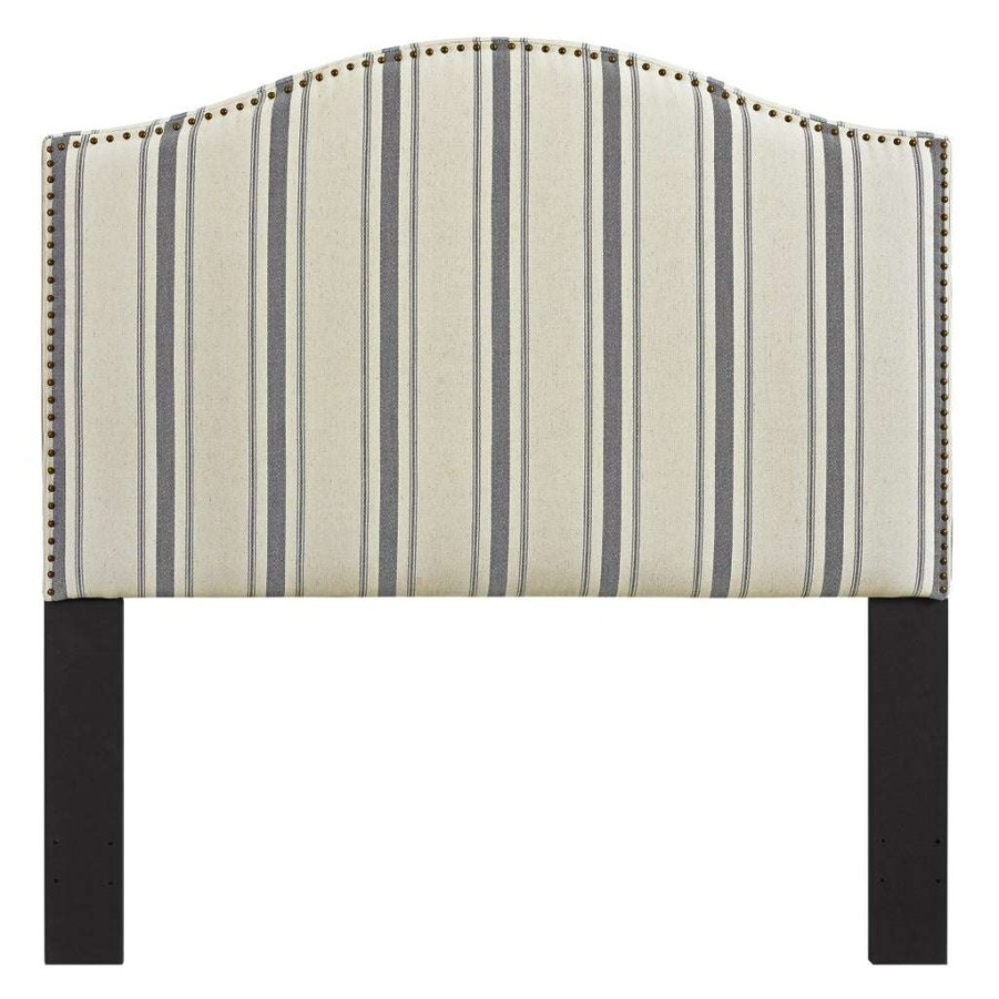 Headboard * | High Quality Accentrics Home Upholstered Panel Headboard Full/Queen Cambridge Seaside