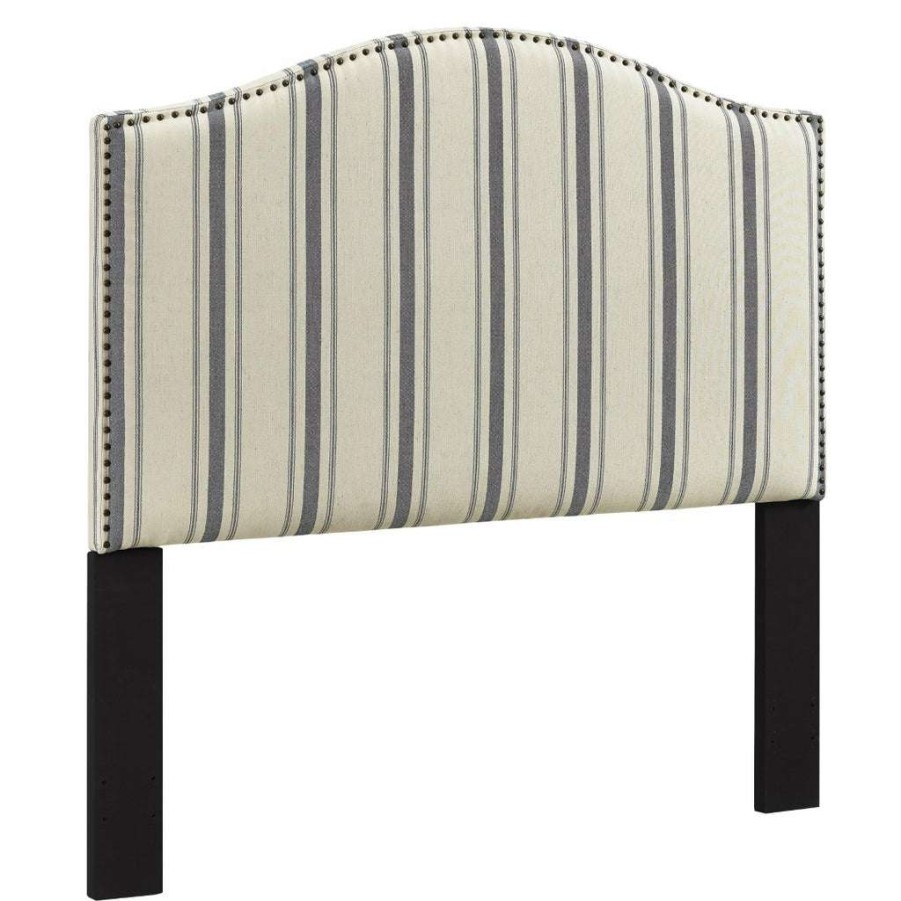 Headboard * | High Quality Accentrics Home Upholstered Panel Headboard Full/Queen Cambridge Seaside