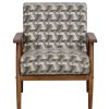 Chair * | Discount Accentrics Home Wood Frame Accent Chair In Prism Flannel