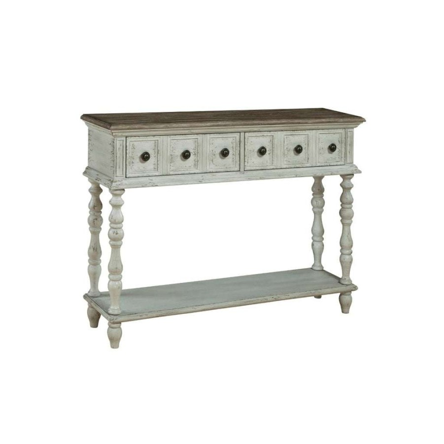 Table * | Official Accentrics Home Montauk Two Toned Weathered Console Table