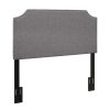 Headboard * | Best Sale Accentrics Home Brooklyn Headboard Stone Gray King