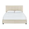 Bed * | Online Discount Accentrics Home Queen Storage Bed In Linen