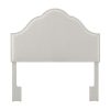 Headboard * | Outlet Accentrics Home York Style Upholstered Full / Queen Headboard In Natural White