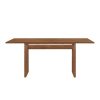 Table * | Official Accentrics Home Double Slab Pedestal Base Dining Table