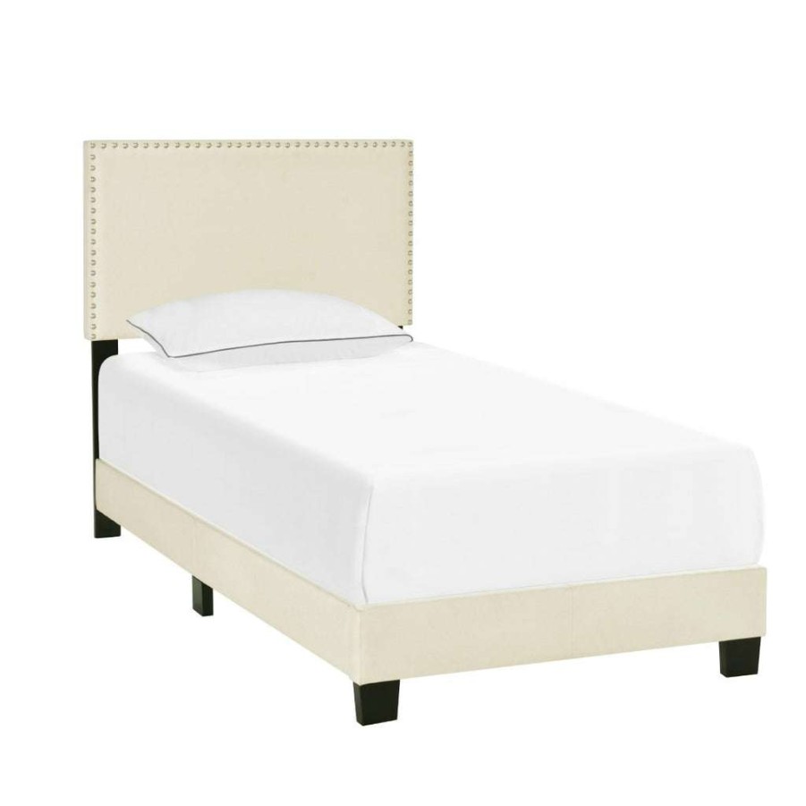 Bed * | Online Accentrics Home Twin Nail Trim One Box Bed Linen