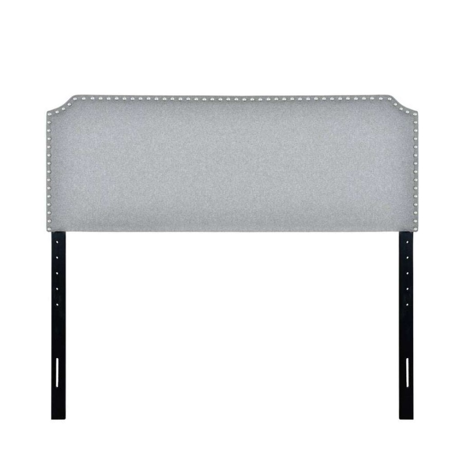 Headboard * | Popular Accentrics Home Clip Corner King Headboard Glacier