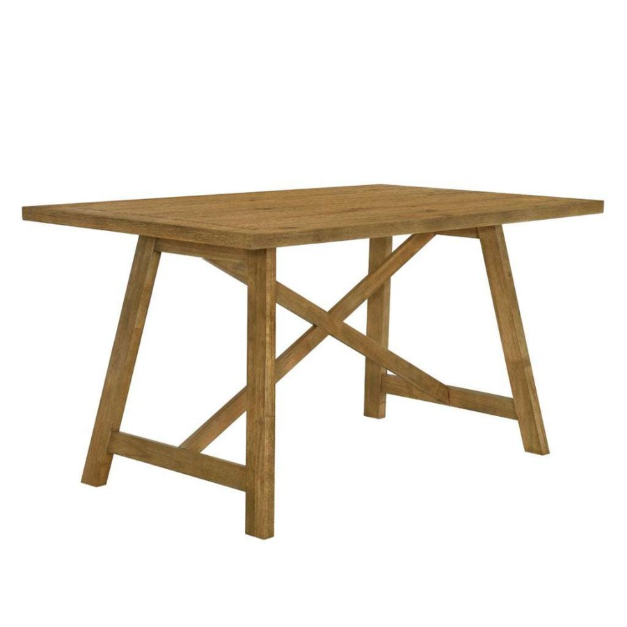 Table * | Online Discount Accentrics Home Cross-Base Dining Table