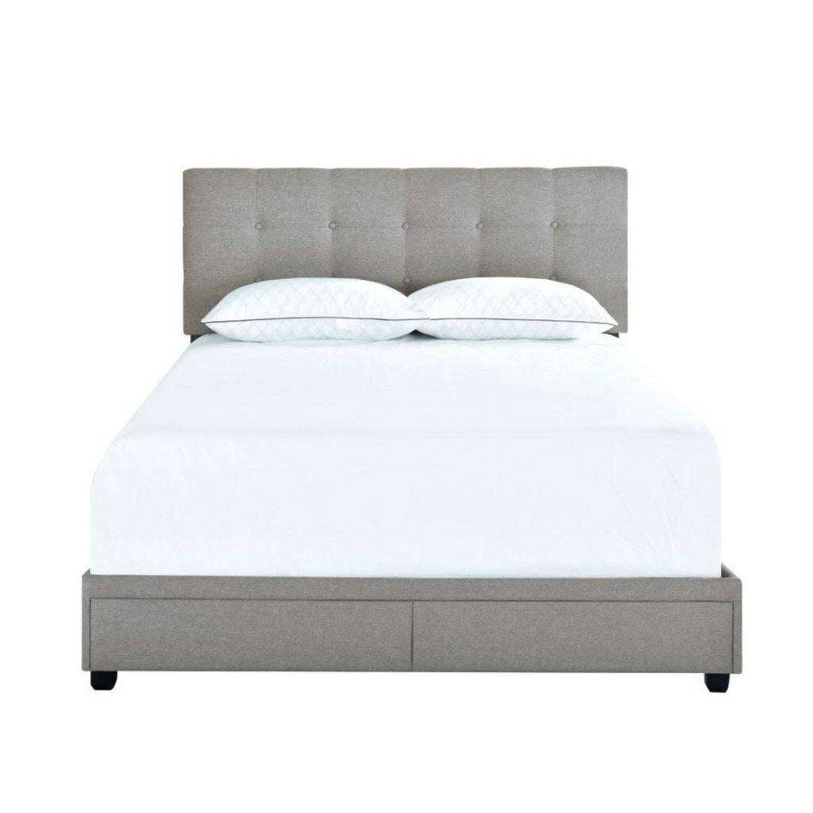 Bed * | Top Sell Accentrics Home Queen Storage Bed Glacier