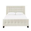 Bed * | Top Sell Accentrics Home Queen Modern Wing Bed In Ivory