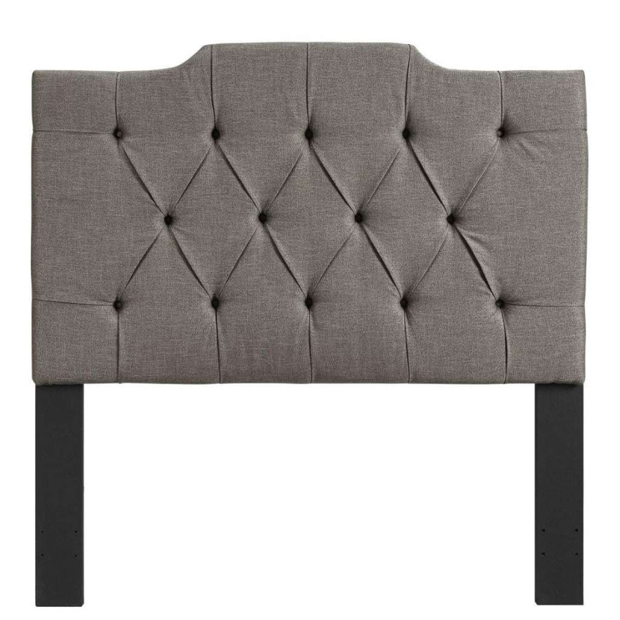 Headboard * | Hot Sale Accentrics Home Hanover Style Tufted Full / Queen Headboard In Grey