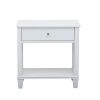 Table * | Top Sellers Accentrics Home White Open 'X' Leg Side Table