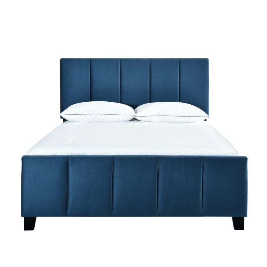 Bed * | Official Accentrics Home Queen Modern Channel Bed In Nile