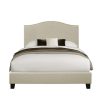 Bed * | Featured Accentrics Home Usb Chrgng Qn All-In-One Upholstered Bed In Beige