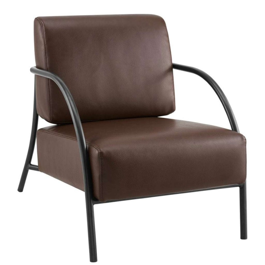 Chair * | Featured Accentrics Home Modern Espresso Accent Chair