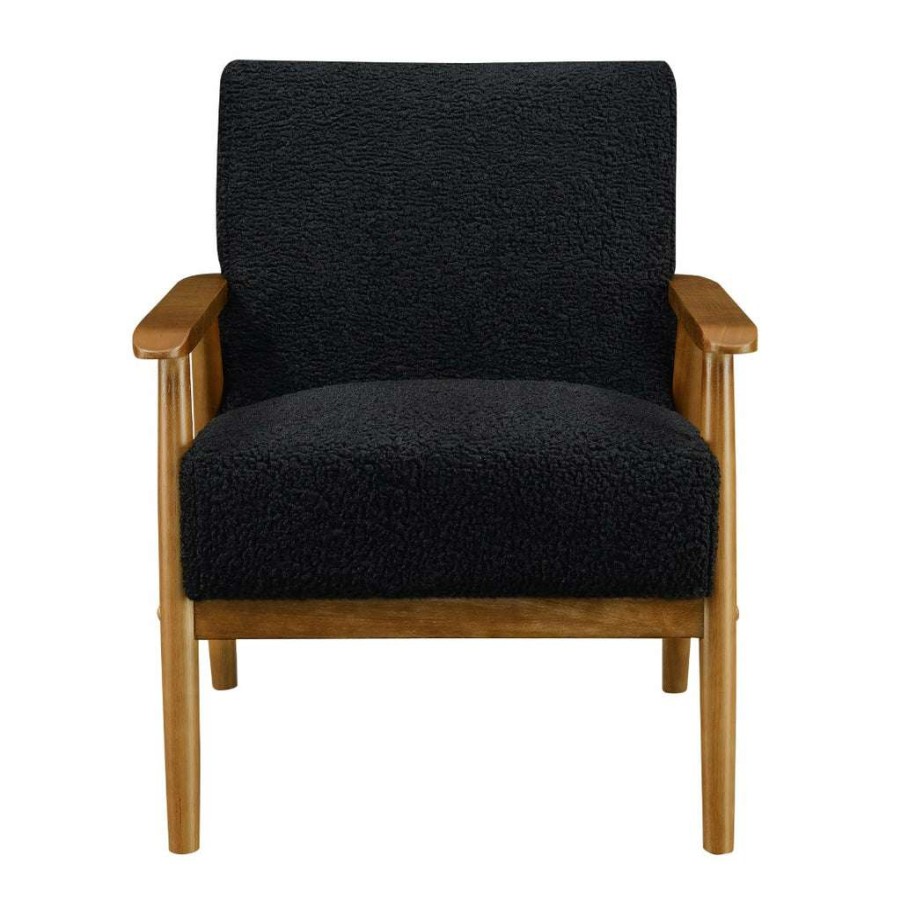 Chair * | Excellent Quality Accentrics Home Mid-Century Wood Frame Chair