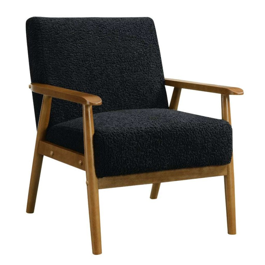 Chair * | Excellent Quality Accentrics Home Mid-Century Wood Frame Chair