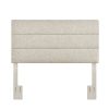 Table * | Popular Accentrics Home Horizontally Channeled, Adjustable King Or California King Headboard In Light Gray