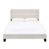 Bed * | Outlet Accentrics Home King One Box Slat Bed In Fog