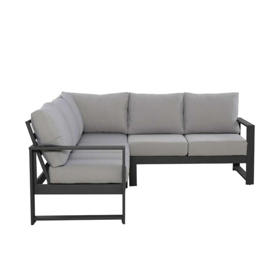 Table * | Best Guaranteed Accentrics Home Modern Metal Sectional W/ Cocktail Table