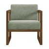 Chair * | Discount Accentrics Home Modern Style Willow Wood Frame Chair