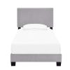 Bed * | Best Guaranteed Accentrics Home Twin Nail Trim One Box Bed Glacier