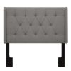 Headboard * | Best Sellers Accentrics Home Shelter Button Tufted King / California King Headboard In Ash Grey