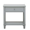 Table * | Best Sale Accentrics Home Grey Open X Leg Side Table