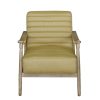 Chair * | Best Guaranteed Accentrics Home Wood Arm Channel Chair Zest