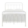 Bed * | Hot Sale Accentrics Home Curved Corner Metal Full Bed In White