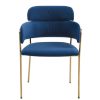 Chair * | Featured Accentrics Home Metal Frame Velvet Accent Chair