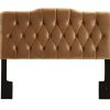 Headboard * | Best Guaranteed Accentrics Home Adele Tufted King Headboard In Bronze Gold