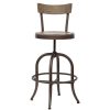 Table * | Best Sale Accentrics Home Traditional Solid Barstool With Adjustable Base