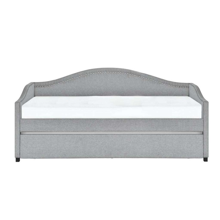 Bed * | Online Accentrics Home 2 Piece Camelback Daybed With Trundle