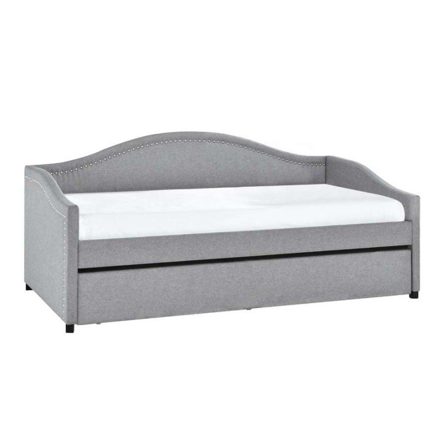 Bed * | Online Accentrics Home 2 Piece Camelback Daybed With Trundle