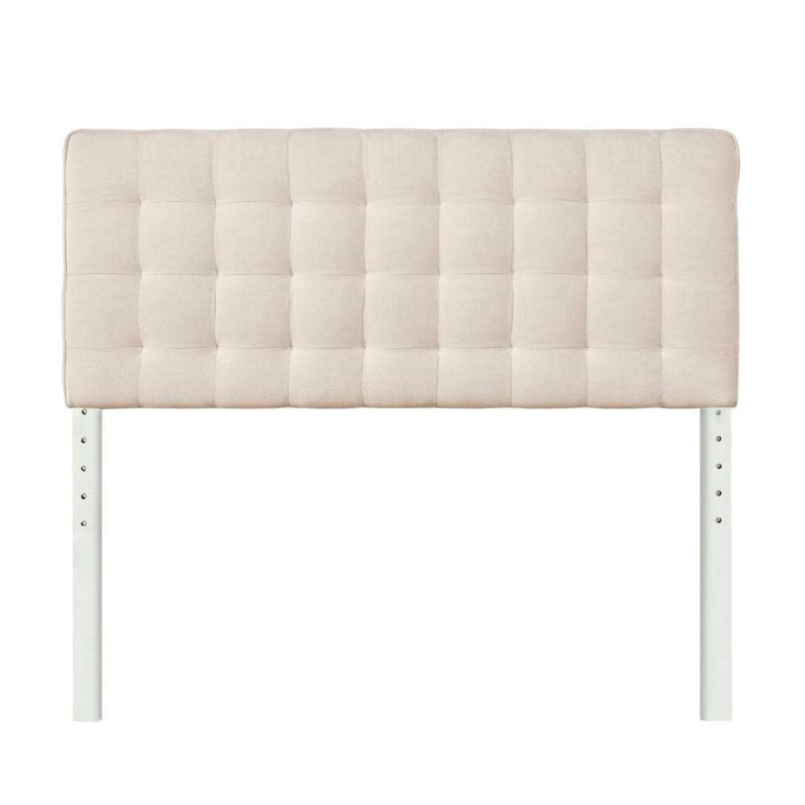 Headboard * | Discounts Accentrics Home Mid Century Grid Tuft Queen Headboard