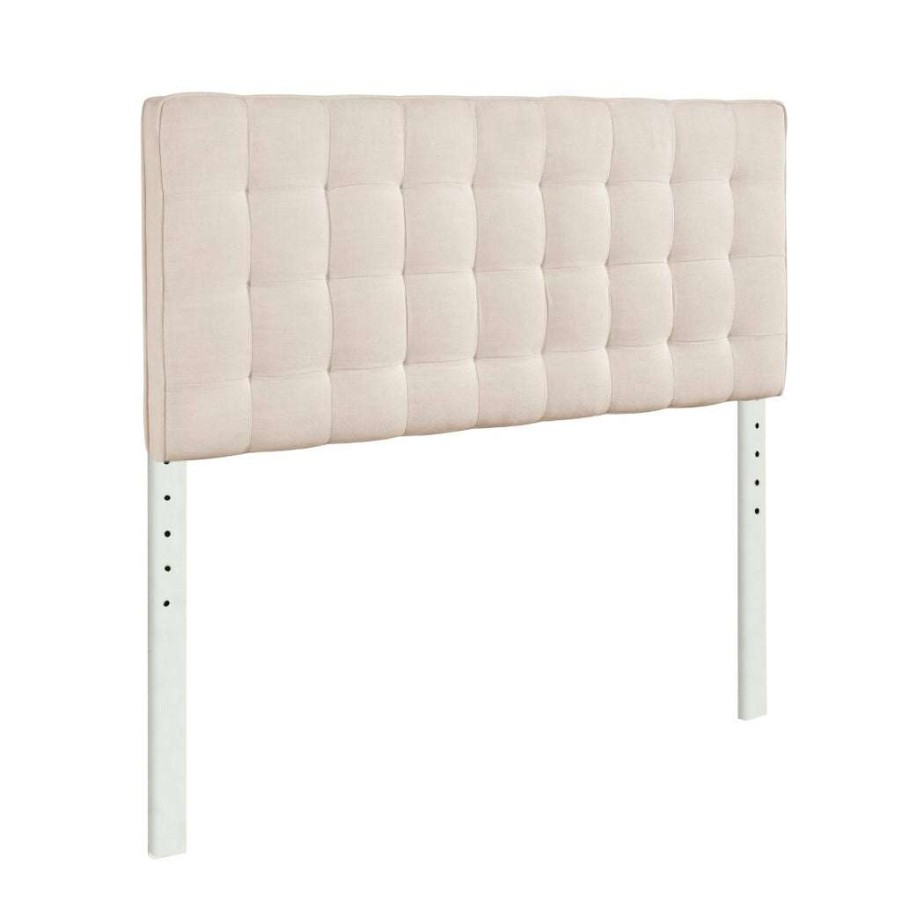 Headboard * | Discounts Accentrics Home Mid Century Grid Tuft Queen Headboard