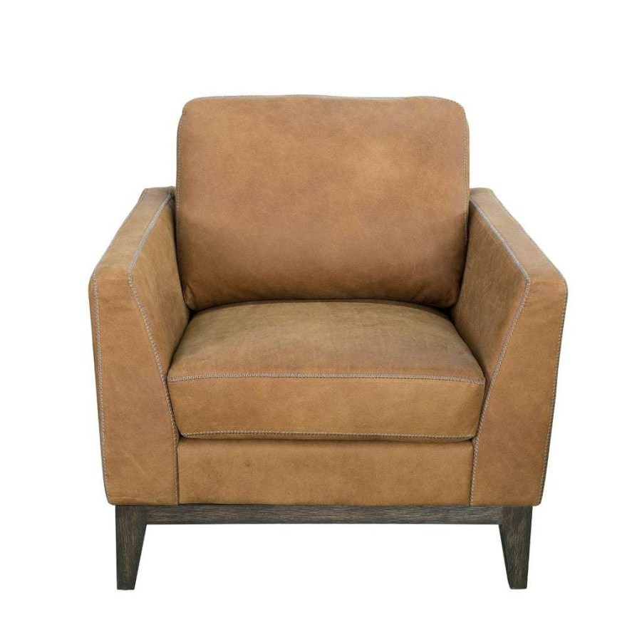 Chair * | Excellent Quality Accentrics Home Moccasin Stitch Arm Chair