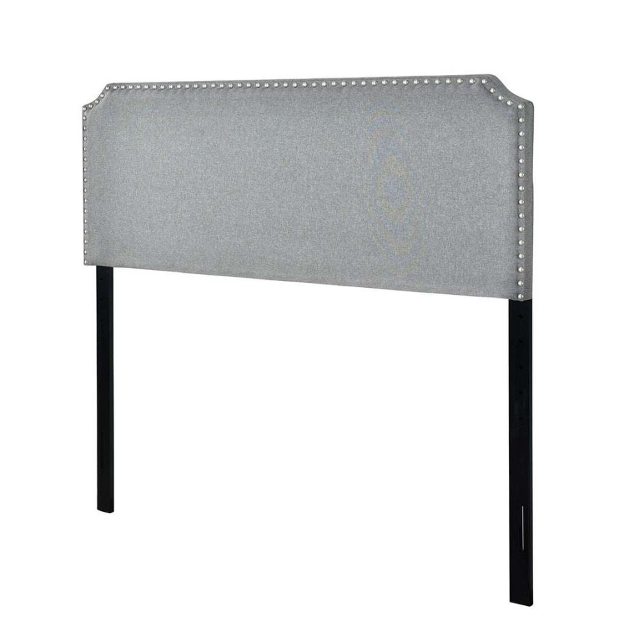 Headboard * | Popular Accentrics Home Clip Corner Queen Headboard Glacier