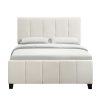 Bed * | Outlet Accentrics Home King Modern Channel Bed In Ivory