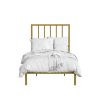 Bed * | Outlet Accentrics Home Twin Metal Bed Gold